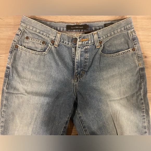Calvin Klein Bootcut Light Wash Jeans Size 8 - Picture 4 of 9